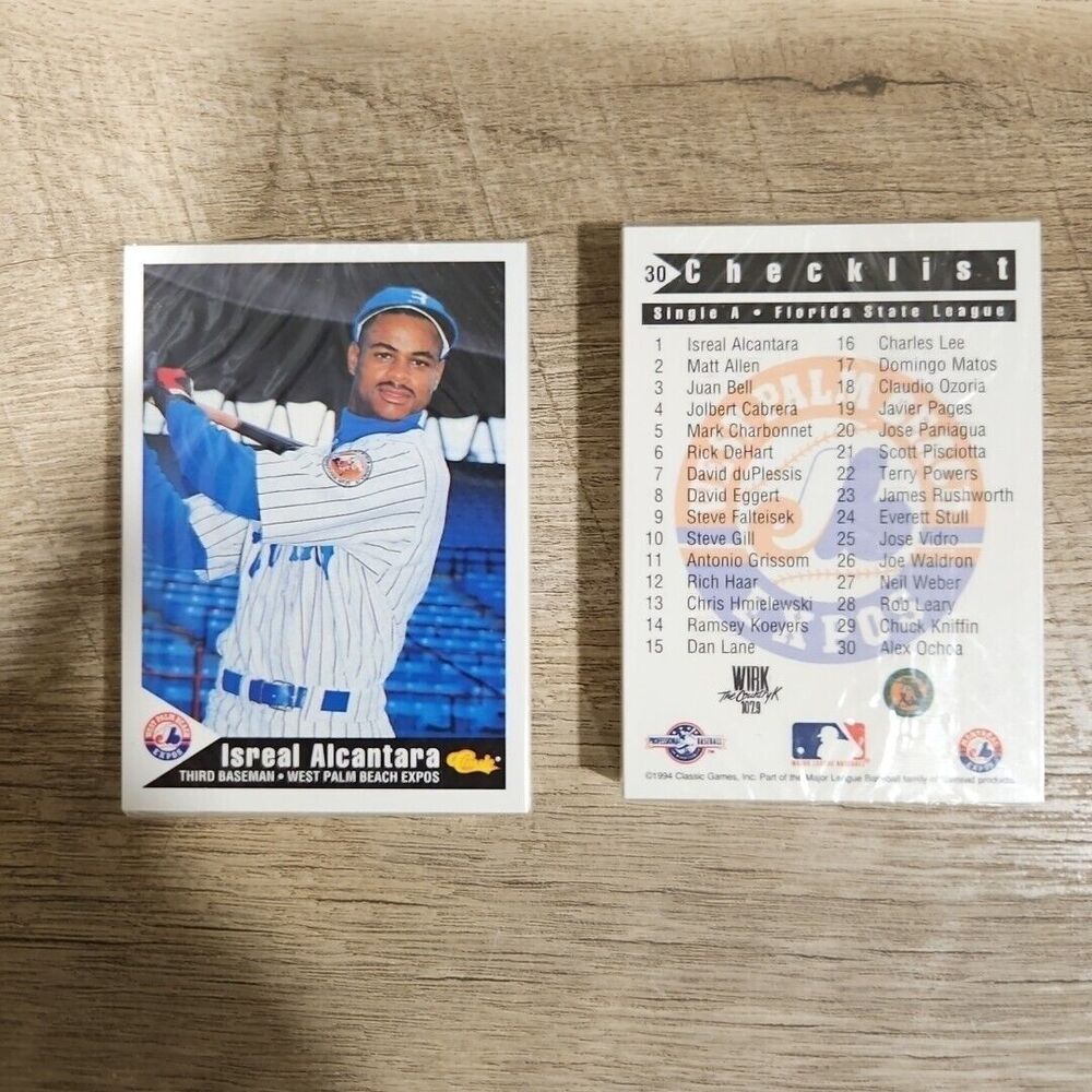 1994 Classic SEALED TEAM West Palm Beach Expos Full Team + Checklist Isreal Alca